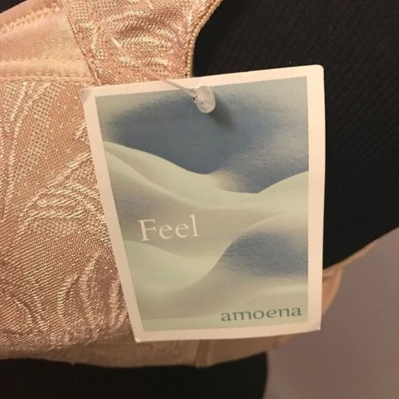 NWT AMOENA 2156 34DD Kacy Wire Free Post Mastectomy Bra Soft Cup Nude NEW - Picture 6 of 6